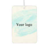 Einfaches, elegantes, individuelles Logo Autolufterfrischer (Vorderseite)