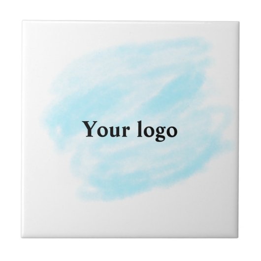 Einfaches, elegantes, individuelles Logo Fliese (Vorderseite)
