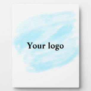 Einfaches, elegantes, individuelles Logo Fotoplatte