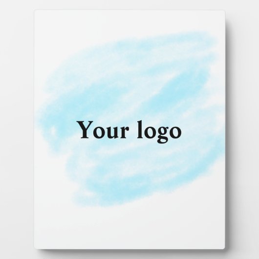 Einfaches, elegantes, individuelles Logo Fotoplatte (Vorderseite)