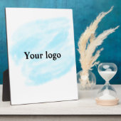 Einfaches, elegantes, individuelles Logo Fotoplatte (Seite)