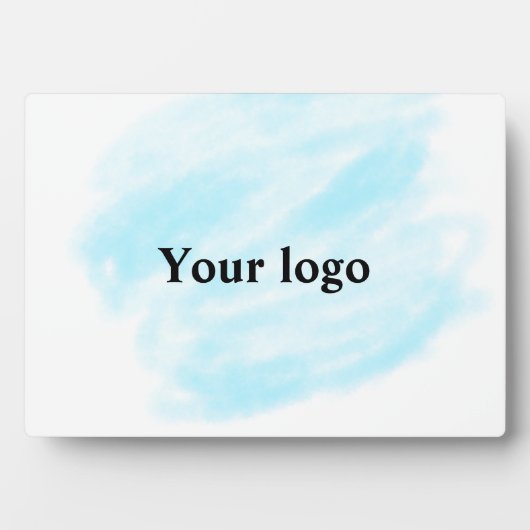 Einfaches, elegantes, individuelles Logo Fotoplatte (Vorderseite)