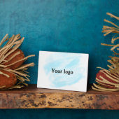 Einfaches, elegantes, individuelles Logo Fotoplatte (Seite)