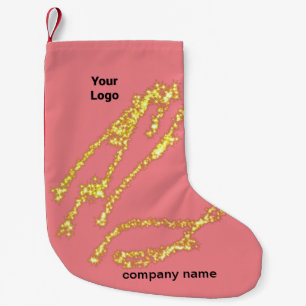 Einfaches, elegantes, individuelles Logo Kleiner Weihnachtsstrumpf