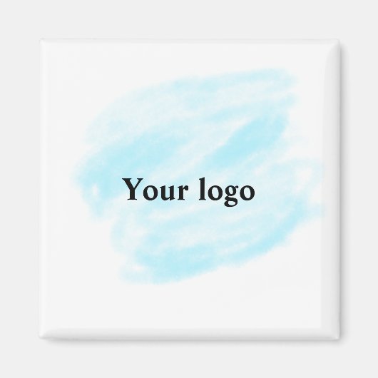 Einfaches, elegantes, individuelles Logo Magnet (Vorne)