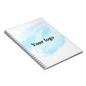 Einfaches, elegantes, individuelles Logo Notizblock (Rechte Seite)