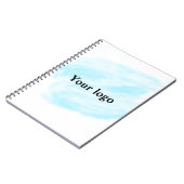 Einfaches, elegantes, individuelles Logo Notizblock (Linke Seite)