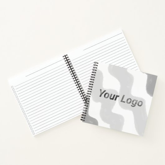 Einfaches, elegantes, individuelles Logo Notizblock (Innenseite)
