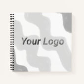 Einfaches, elegantes, individuelles Logo Notizblock (Vorderseite)