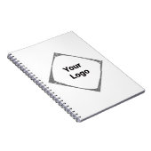 Einfaches, elegantes, individuelles Logo Notizblock (Rechte Seite)