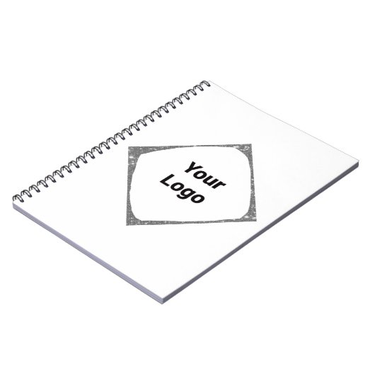 Einfaches, elegantes, individuelles Logo Notizblock (Linke Seite)