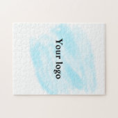 Einfaches, elegantes, individuelles Logo Puzzle (Horizontal)