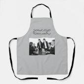 Einfaches, elegantes, individuelles Logo Schürze (Vorderseite)