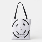 Einfaches, elegantes, individuelles Logo Tasche (Rückseite)