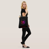 Einfaches, elegantes, individuelles Logo Tasche (Am Model)