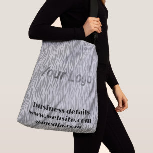 Einfaches, elegantes, individuelles Logo Tragetaschen Mit Langen Trägern