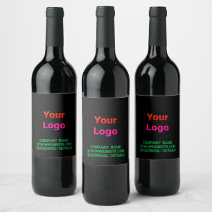 Einfaches, elegantes, individuelles Logo Weinetikett