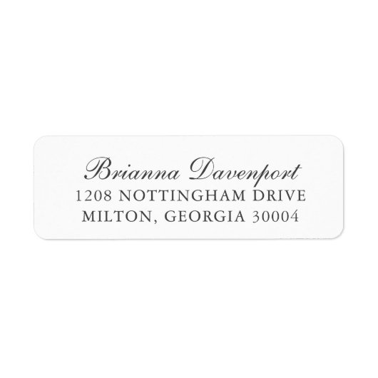 Einfaches elegantes klassisches Grau (Vorne)