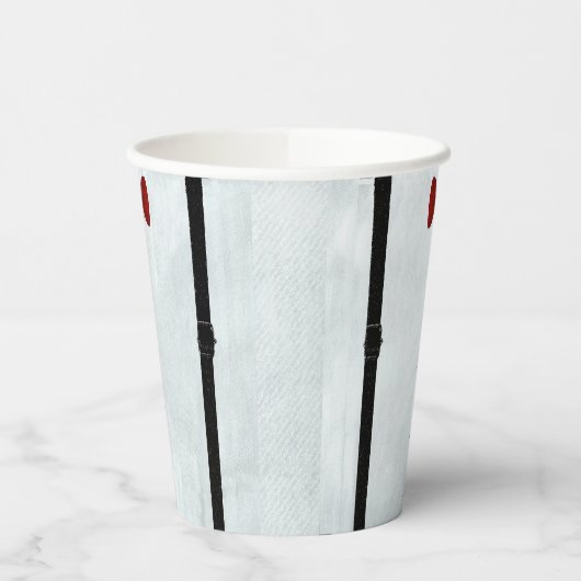 Einfaches elegantes Klein Gentleman Baby Shower Pa Pappbecher (Links)