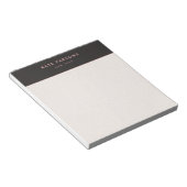 Einfaches elegantes Leather Notepad Notizblock (angewinkelt)