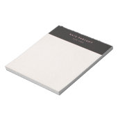 Einfaches elegantes Leather Notepad Notizblock (Rotiert)