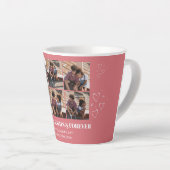 Einfaches elegantes Liebe-Valentinstag-Foto Milchtasse (Rechte Ecke)