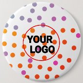 Einfaches, elegantes Logo Button (Vorderseite)