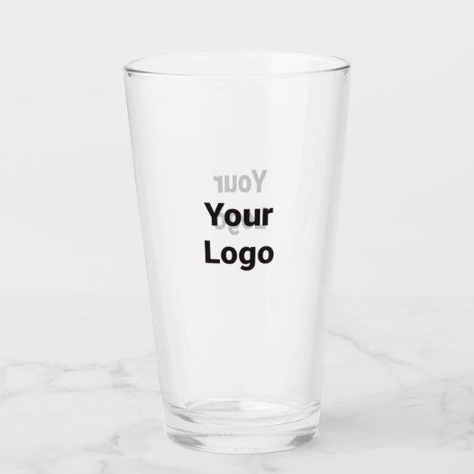 Einfaches, elegantes Logo für das Unternehmen Glas (Rückseite)