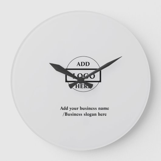 Einfaches, elegantes Logo für das Unternehmen Große Wanduhr (Vorderseite)