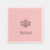 Einfaches, elegantes Logo für das Unternehmen Serviette (Vorderseite)