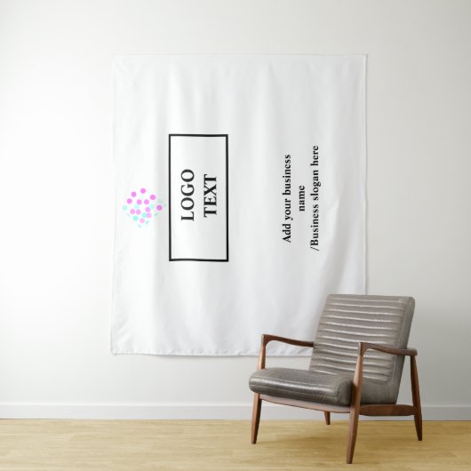 Einfaches, elegantes Logo für das Unternehmen Wandteppich (Beispiel)