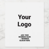 Einfaches, elegantes Logo für das Unternehmen Weinetikett (Einzelnes Label)