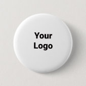 Einfaches, elegantes Logo hier Button (Vorderseite)