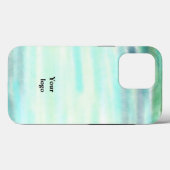 Einfaches, elegantes Logo hier Case-Mate iPhone Hülle (Rückseite (Horizontal))
