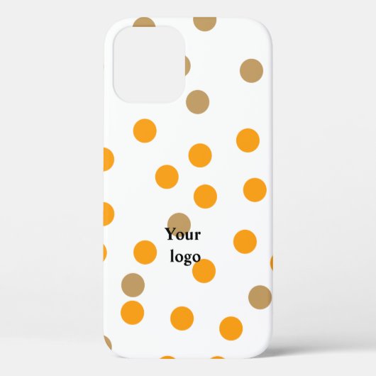 Einfaches, elegantes Logo hier Case-Mate iPhone Hülle (Rückseite)
