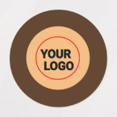 Einfaches, elegantes Logo hier Etiketten (Design 1)