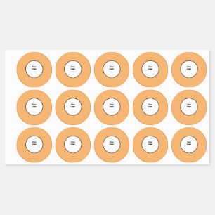 Einfaches, elegantes Logo hier Etiketten