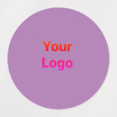 Einfaches, elegantes Logo hier Etiketten (Design 1)