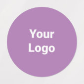 Einfaches, elegantes Logo hier Etiketten (Design 1)