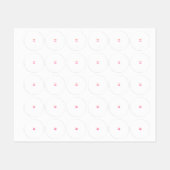 Einfaches, elegantes Logo hier Etiketten (Blatt)