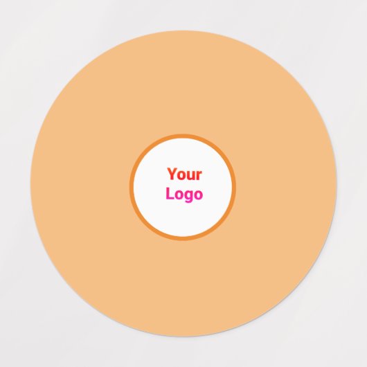 Einfaches, elegantes Logo hier Etiketten (Design 1)