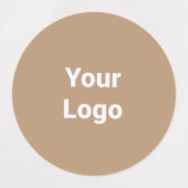 Einfaches, elegantes Logo hier Etiketten (Design 2)