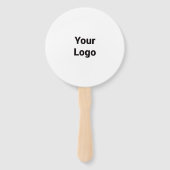 Einfaches, elegantes Logo hier Fächer (Vorderseite)