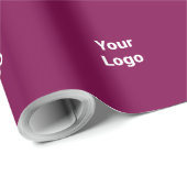 Einfaches, elegantes Logo hier Geschenkpapier (Rolleneckpunkt)