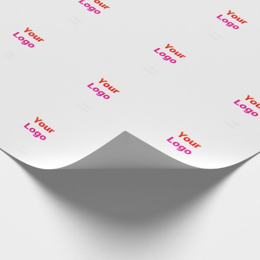 Einfaches, elegantes Logo hier Geschenkpapier (Ecke)