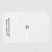 Einfaches, elegantes Logo hier. Golfhandtuch (Horizontal)