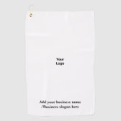Einfaches, elegantes Logo hier. Golfhandtuch (Vorderseite)
