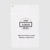 Einfaches, elegantes Logo hier. Golfhandtuch (Vorderseite)