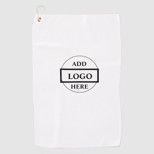 Einfaches, elegantes Logo hier. Golfhandtuch (Vorderseite)