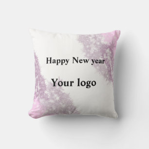 Einfaches, elegantes Logo hier Kissen